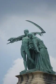 Heroes Square - Budapest Stock Photos