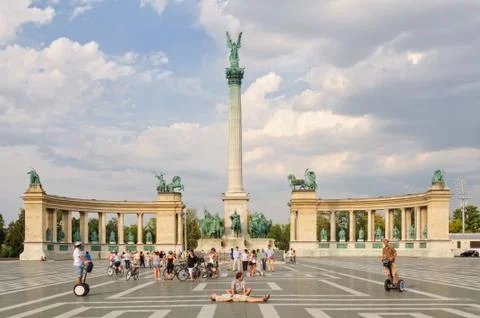 Heroes' Square - Budapest Stock Photos
