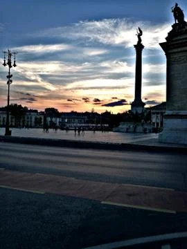 Heroes Square at Budapest Stock Photos