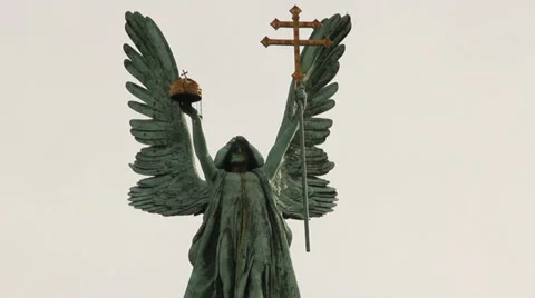 HEROES SQUARE MILLENIUM MONUMENT 3 CU Stockbeeldmateriaal 39483301