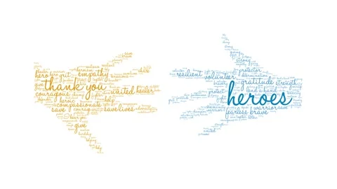 Heroes Word Cloud Stock Footage 147933559