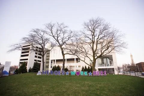 Heroes Work Here Stock Photos