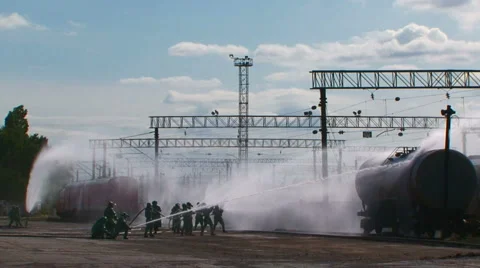 Heroic struggle Stock Footage 1069206