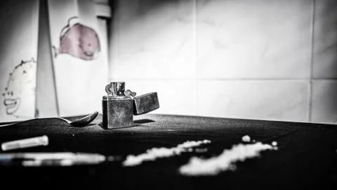 Heroin addict Stock Photos