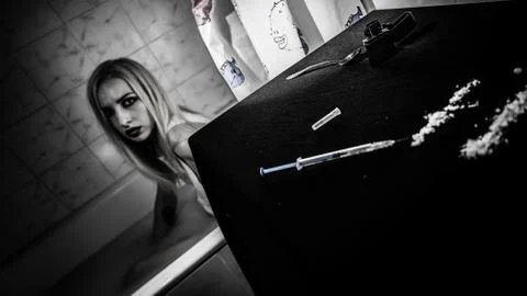 Heroin addict Stock Photos