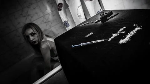 Heroin addict Stock Photos