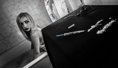 Heroin addict Stock Photos
