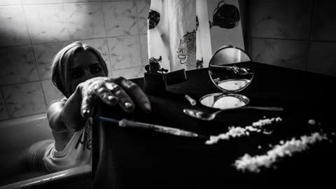 Heroin addict Stock Photos
