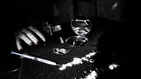 Heroin addict Stock Photos