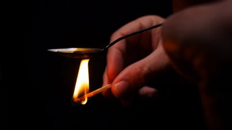 Heroin reconstruction Video stock 101782750