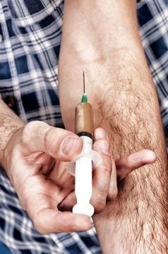 Heroin user Stock Photos