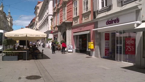 Herrengasse Graz  스톡 동영상 136724995