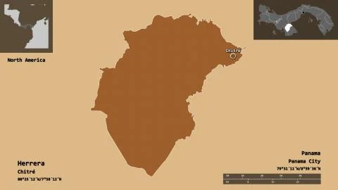 Herrera, province of Panama. Previews. Pattern イラスト素材