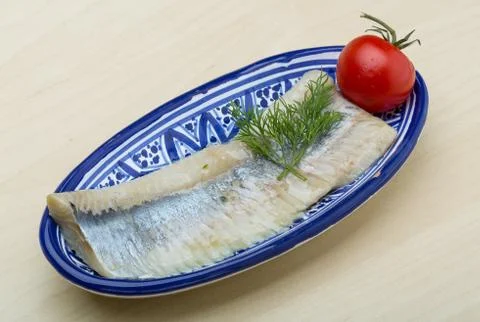Herring fillet Stock Photos
