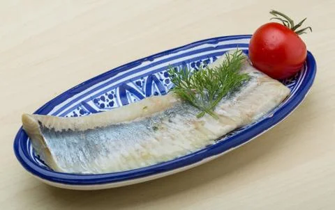 Herring fillet Stock Photos