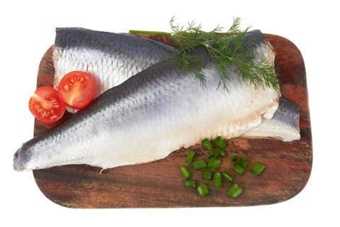 Herring fish isolated Foto stock