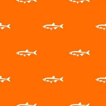 Herring fish pattern seamless Stockillustratie