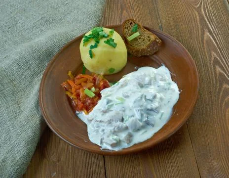 Herring parfait Stock-Fotos
