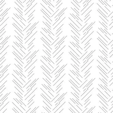 Herringbone grey strokes seamless pattern Stock Illustration