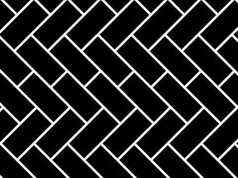 Herringbone Pattern, Brick or Paving Block Motif 스톡 일러스트