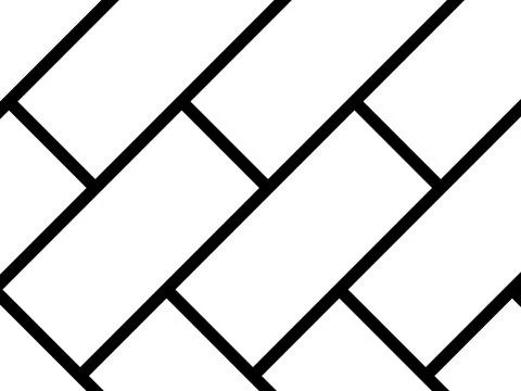 Herringbone Pattern, Brick or Paving Block Motif Illustrazione stock