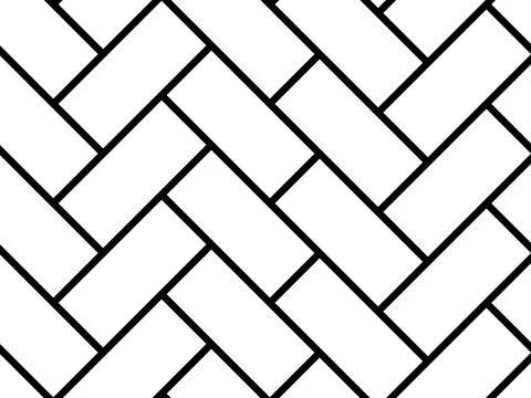Herringbone Pattern, Brick or Paving Block Motif 스톡 일러스트