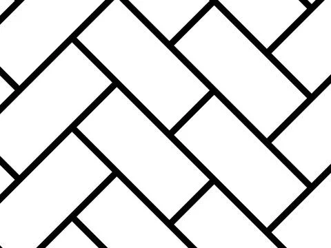 Herringbone Pattern, Brick or Paving Block Motif Illustrazione stock