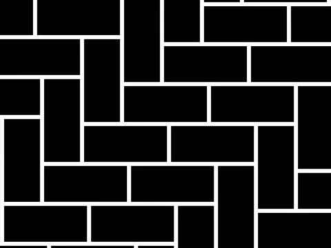 Herringbone Pattern, Brick or Paving Block Motif Stock Illustration