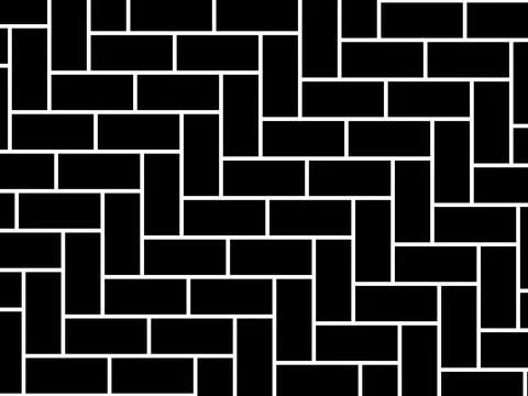 Herringbone Pattern, Brick or Paving Block Motif Stockillustratie