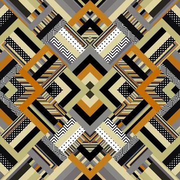 Herringbone pattern. Seamless geometric art deco design background. Vector .. Stock Illustration