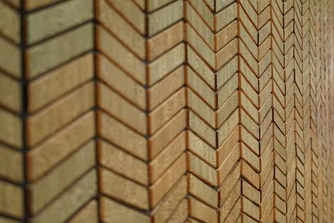 Herringbone Pattern Wall Texture Wood Design Stock Photos