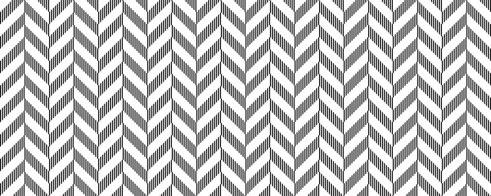 Herringbone seamless pattern. Black and white chevron background. Repeating イラスト素材