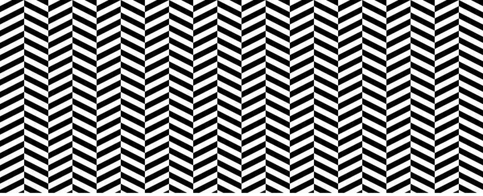 Herringbone seamless pattern. Black and white chevron background. Repeating Illustrazione stock