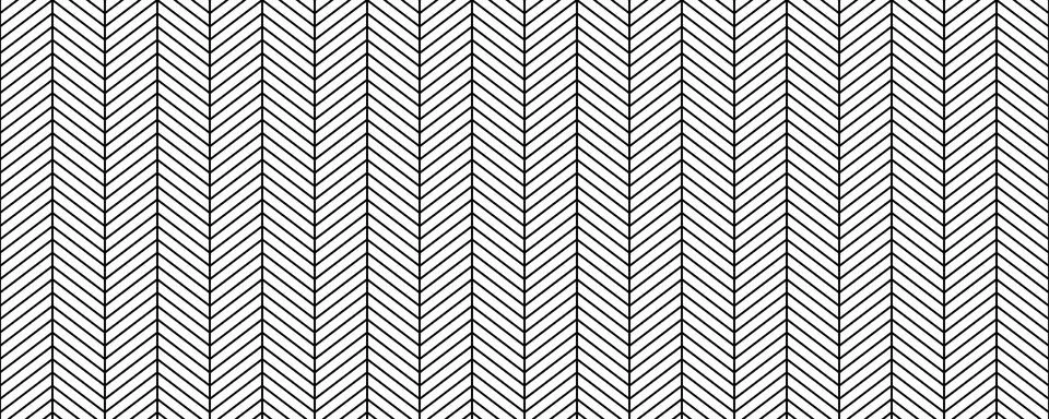 Herringbone seamless pattern. Black and white chevron background. Repeating イラスト素材