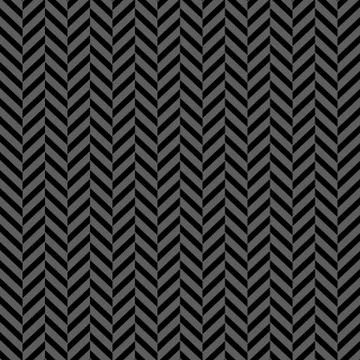 Herringbone textured seamless pattern on black background. Vector. Stock Illustration