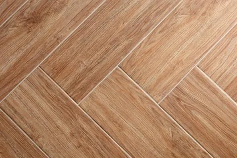 Herringbone Tile Floor Foto stock
