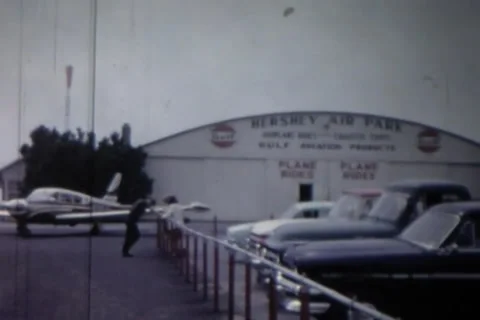 Hershey Park Plane Stock Footage 24699330