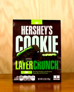 Hershey's cookie bag. 库存照片