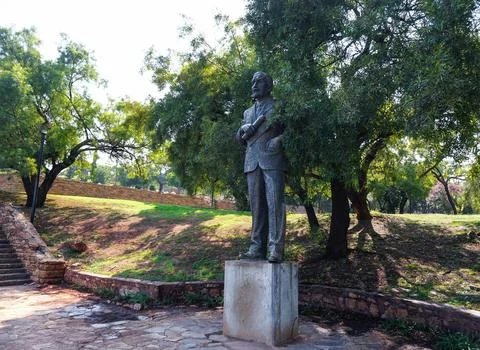 Hertzog Statue 스톡 사진