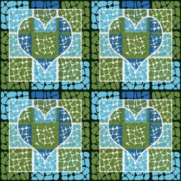 Herzen auf Stein seamless pattern Copyright: xZoonar.com/angetax 7829470  Foto stock
