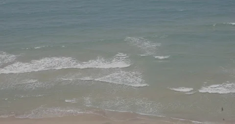 Herzilya Beach, Waves, Israel Stock Footage 137009019