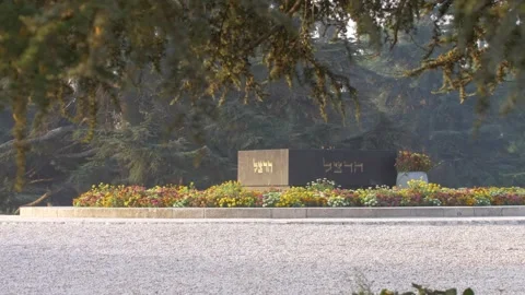 Herzl Grave Site, The plot of the greats of the nation Vídeos de archivo 277990542