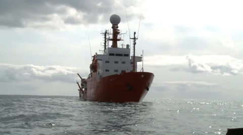 The Hesperides. Scientific Ship Stock Footage 36457865