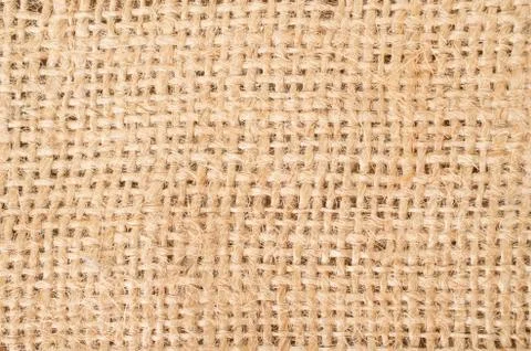 Hessian fabric texture pattern closeup Foto stock