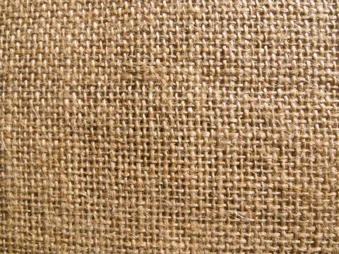 Hessian material background Stock Photos