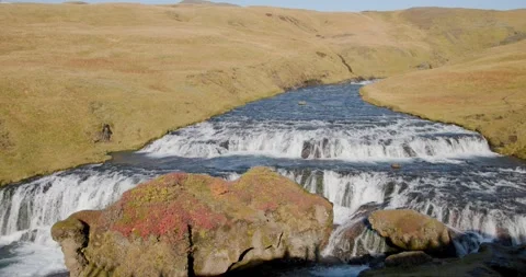 Hestavaðsfoss Stock Footage 312895356