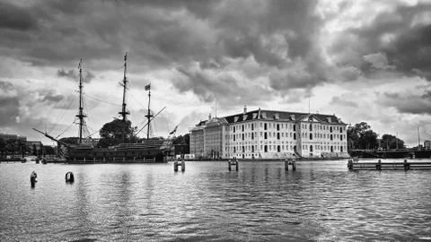 Het Scheepvaartmuseum Stock Photos