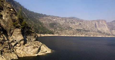 Hetch Hetchy Reservoir Stock Footage 140868851