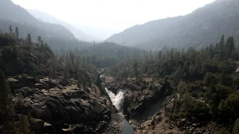 Hetch Hetchy Reservoir Release Stock Footage 140848767