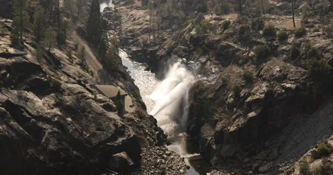 Hetch Hetchy Water Release Stock Footage 140866444